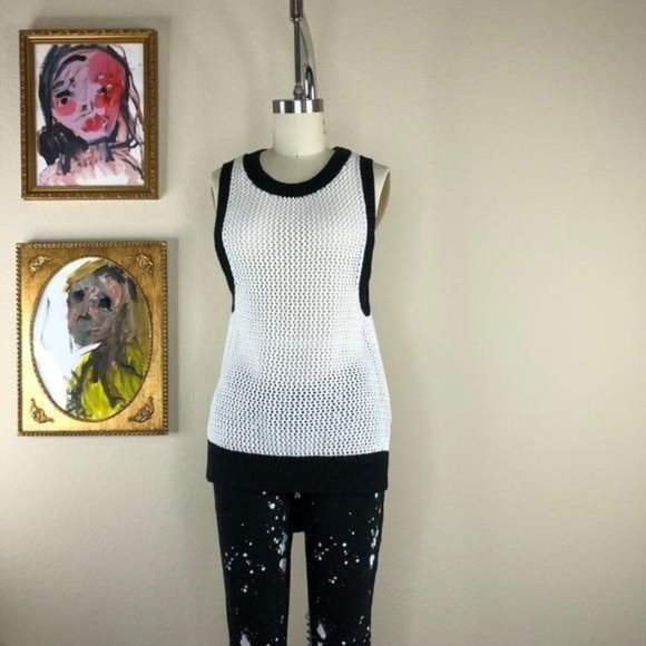 Patterson J Kincaid Sweater Vest Color Block